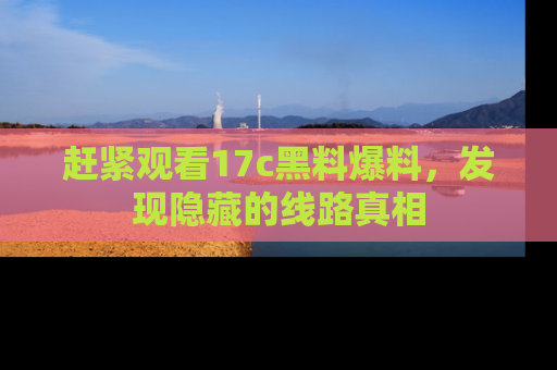 赶紧观看17c黑料爆料，发现隐藏的线路真相