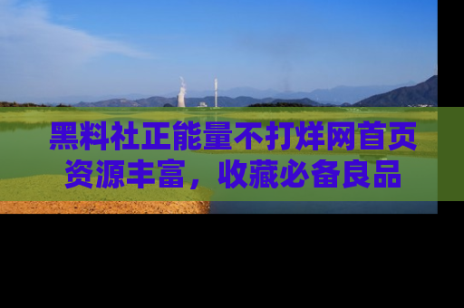 黑料社正能量不打烊网首页资源丰富，收藏必备良品