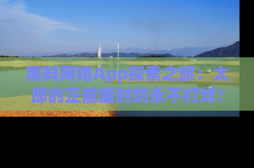 黑料网络App探索之旅：太郎的正能量时刻永不打烊！