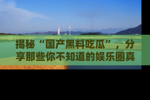 揭秘“国产黑料吃瓜”，分享那些你不知道的娱乐圈真实内幕！