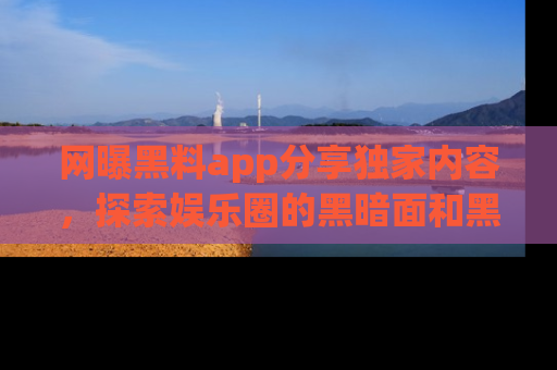 网曝黑料app分享独家内容，探索娱乐圈的黑暗面和黑料