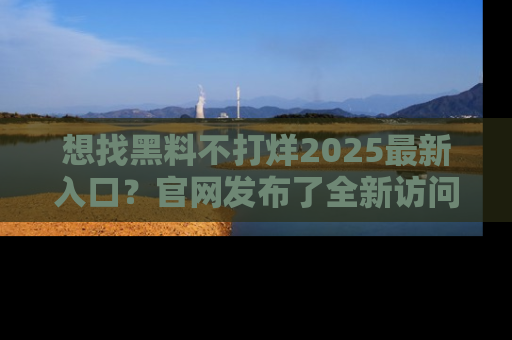 想找黑料不打烊2025最新入口?官网发布了全新访问指南!