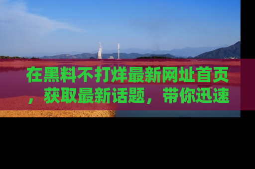 在黑料不打烊最新网址首页,获取最新话题,带你迅速了解娱乐圈大事!