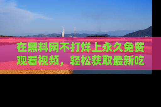 在黑料网不打烊上永久免费观看视频,轻松获取最新吃瓜资讯!