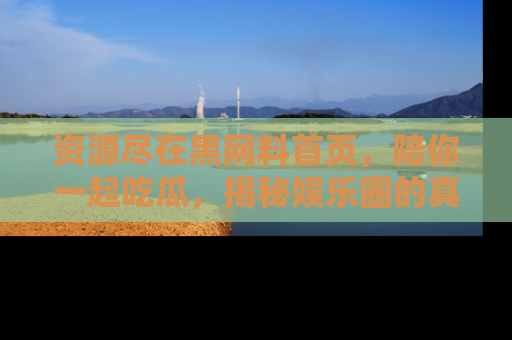 资源尽在黑网料首页,陪你一起吃瓜,揭秘娱乐圈的真实内幕